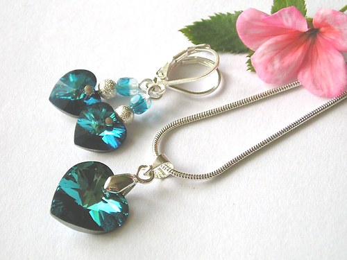 Swarovski sada Bermuda Blue AB ( 10+14 ) — foto 5