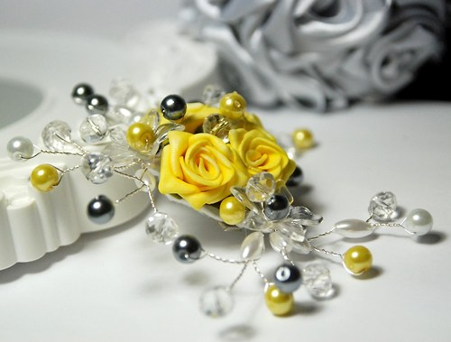 Spona do vlasů Vintage Roses cool — foto 4