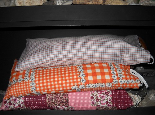 "Falešný patchwork"-pohankový polštářek — foto 2