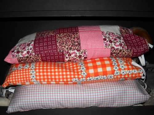 "Falešný patchwork"-pohankový polštářek — foto 4