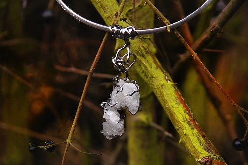 Nerezový náhrdelník " Snow flakes " — foto 4