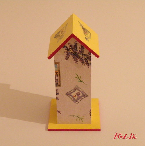 Domeček na čajíčky levandulový — foto 3