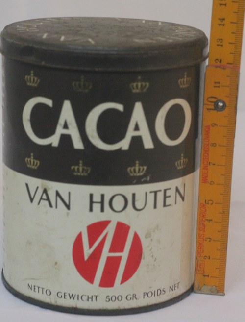 Plechová krabička Cacao Van Houten — foto 5