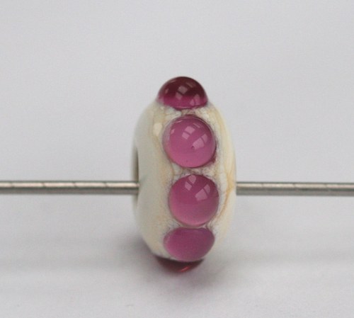 Big hole bead - Růžové sluníčko — foto 3
