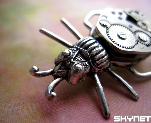 Steampunkový brouček - brož — foto 4