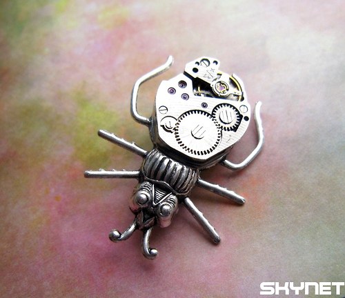 Steampunkový brouček - brož — foto 6