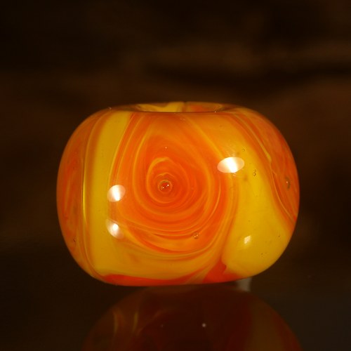 Big hole bead - Oranžáda — foto 2