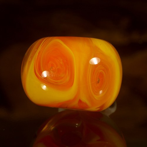 Big hole bead - Oranžáda — foto 4