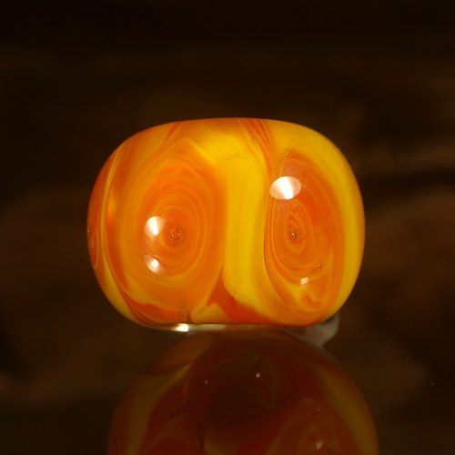 Big hole bead - Oranžáda — foto 5