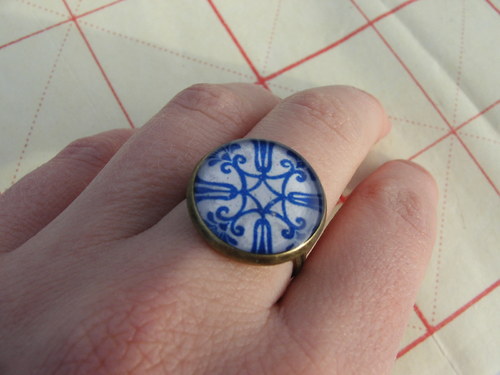 Blue&white ornaments ... — foto 2