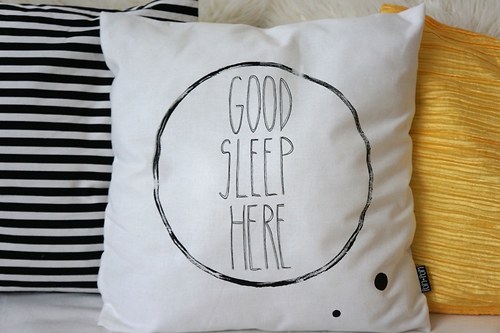 Polštář Good sleep here CIRCLE — foto 2