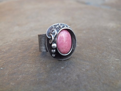 PINK - prsten s rodonitem — foto 2