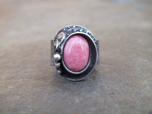 PINK - prsten s rodonitem — foto 3