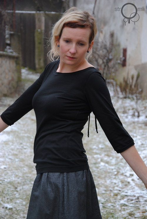 Černé s vázačkou, vel. S — foto 2
