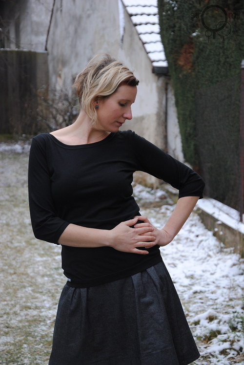 Černé s vázačkou, vel. M — foto 3