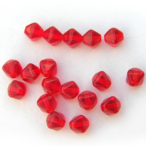 6 mm Lucerny pyramidky červené siam 30 ks — foto 2
