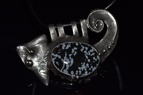 Chameleon.. vločkový obsidián — foto 2