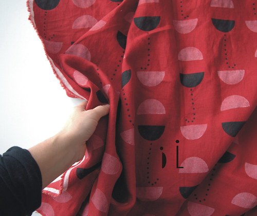 Lněný panel / red — foto 6