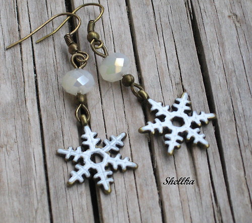 Náušnice ,,SNOW,, — foto 2