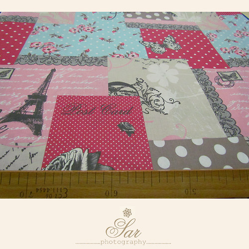 ROMANTIC PATCHWORK/pastelové barvy/160cm — foto 2