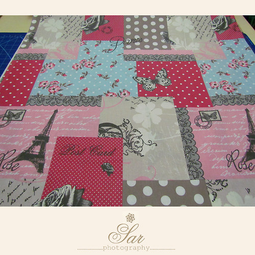 ROMANTIC PATCHWORK/pastelové barvy/160cm — foto 3
