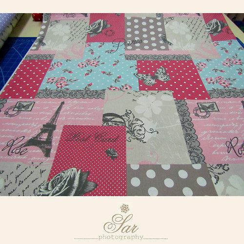 ROMANTIC PATCHWORK/pastelové barvy/160cm — foto 4