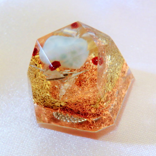 Orgonit *OBJ * Diamant s Larimarem — foto 2