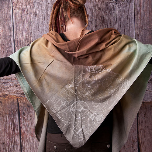 Šátek "mysterie" 145x145cm — foto 2