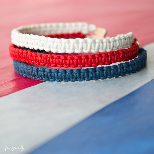 Macramé náramek — foto 6