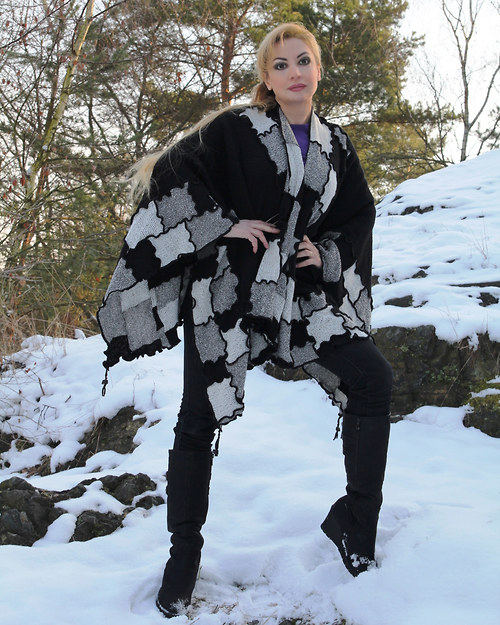 Pončo "PATCHWORK" — foto 2