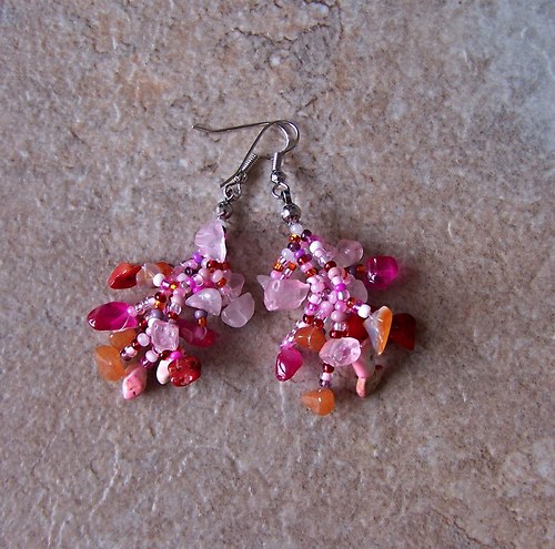 Náušnice "Rose caresse" — foto 3