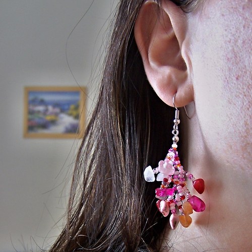 Náušnice "Rose caresse" — foto 5