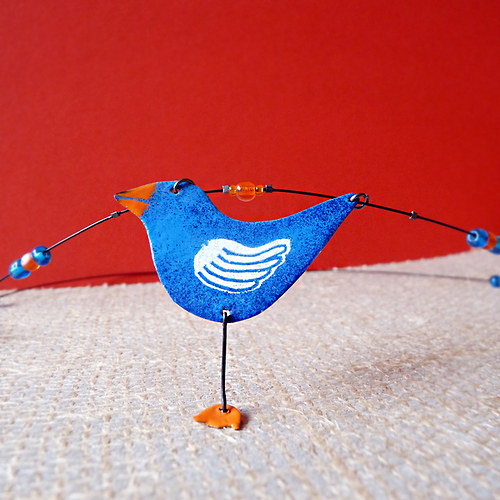 Blue bird – náhrdelník — foto 2