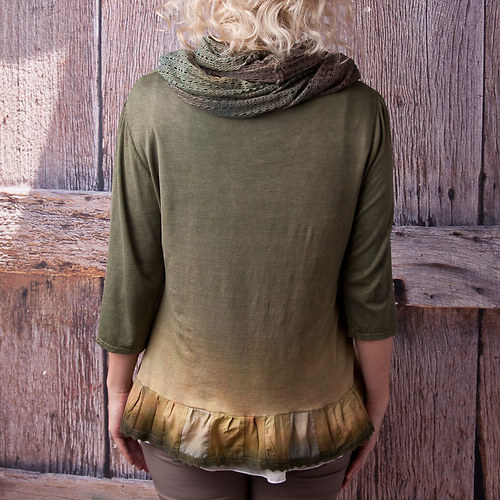 Halena s patchwork. vsadkami vel. XL — foto 6