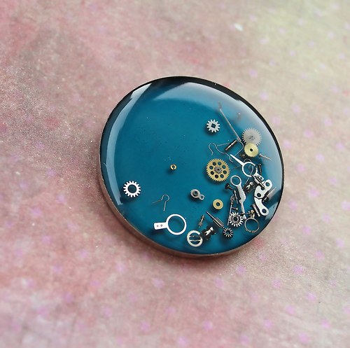Light blue brooch — foto 2