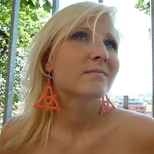 Náušnice – trojúhelník — foto 3