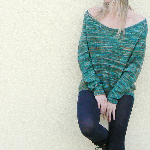 Malachite - pletený svetr — foto 2