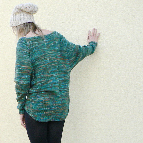 Malachite - pletený svetr — foto 4