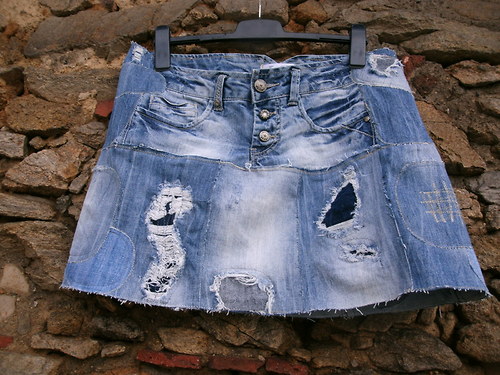 Denim sukně - " Trhanice" — foto 6