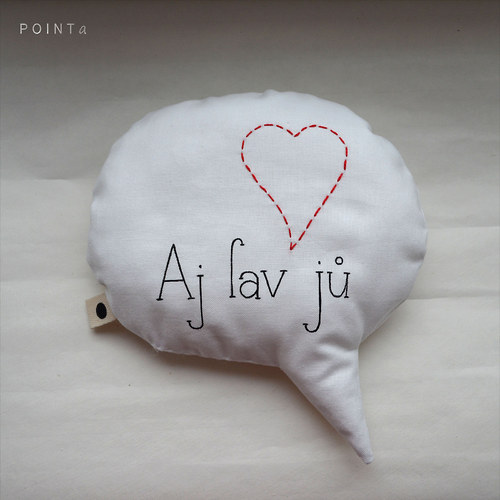 Bublina praskla: Aj lav jů, bejby! (celobílá) — foto 2