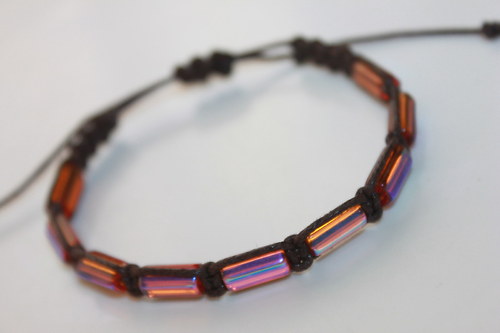 Náramek shamballa/makramé — foto 2