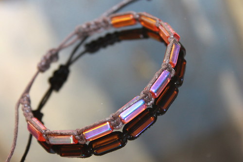 Náramek shamballa/makramé — foto 4