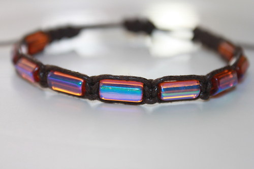 Náramek shamballa/makramé — foto 5