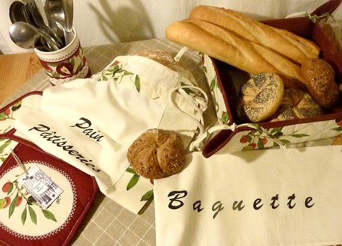 Látkový sáček na bagetu — foto 4