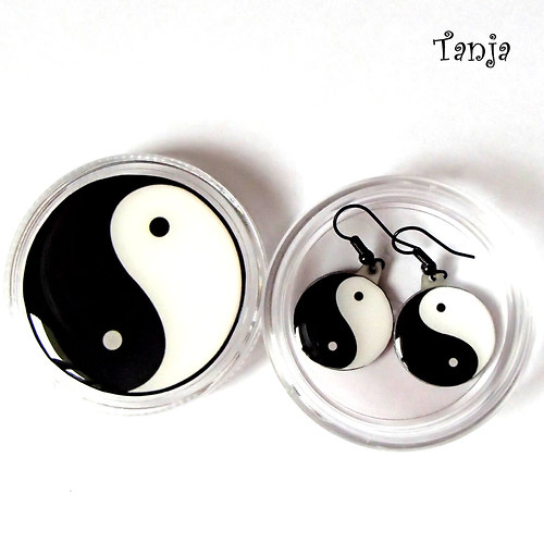 Jing jang - náušnice I. — foto 3