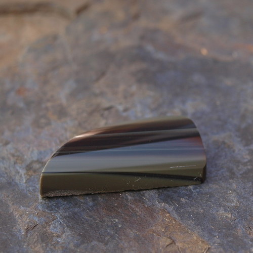 Obsidián, kabošon č. 1371 — foto 3
