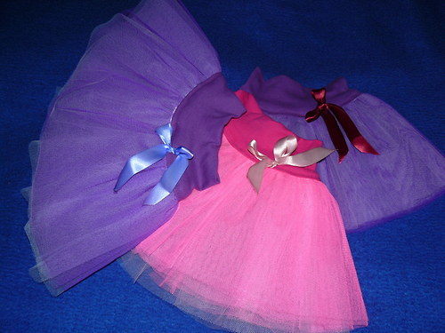 Tylová sukně růžová — foto 4