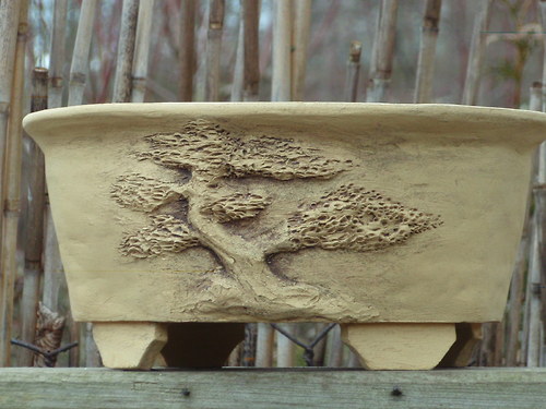Bonsai miska světlá kulatá — foto 2