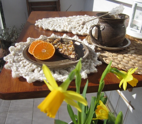 Five O´clock Tea - SET - 4x podložka smetanová — foto 3