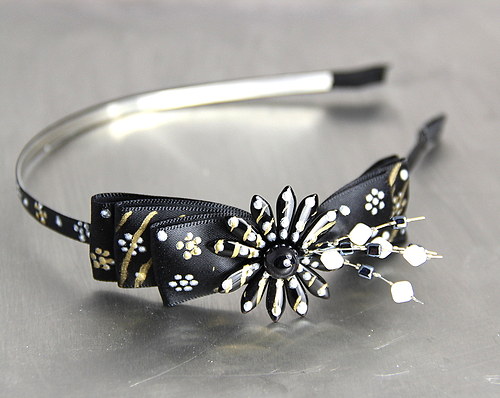 Čelenka: " black and gold " — foto 2